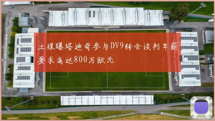 土媒曝塔迪奇参与DV9转会谈判年薪要求高达800万欧元